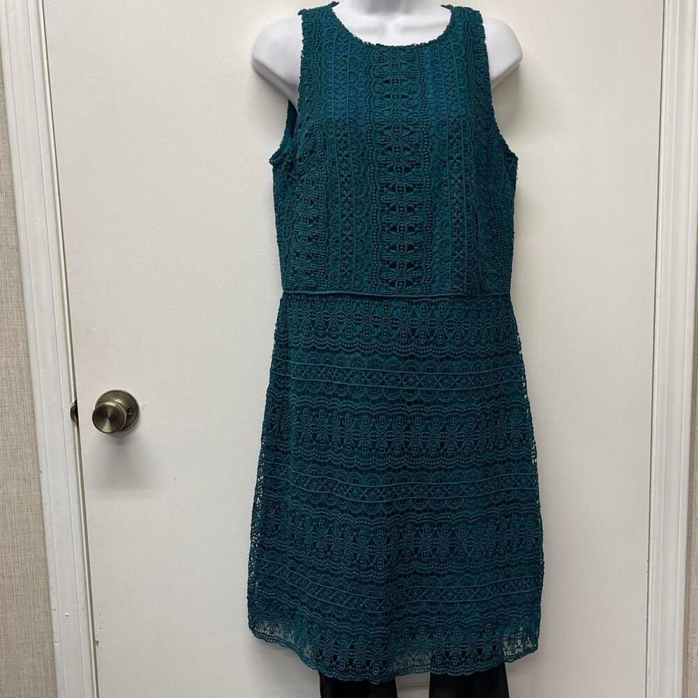NWOT Loft Women's Size 8 Teal Dress
